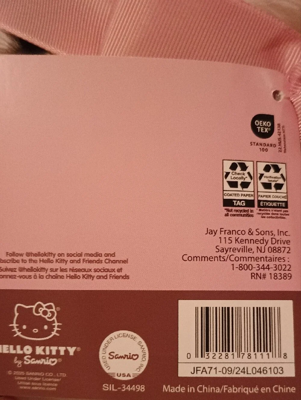 NWTS Sanrio Hello Kitty Faux Rabbit Fur Pink Hearts Throw Blanket 50x70 Viral